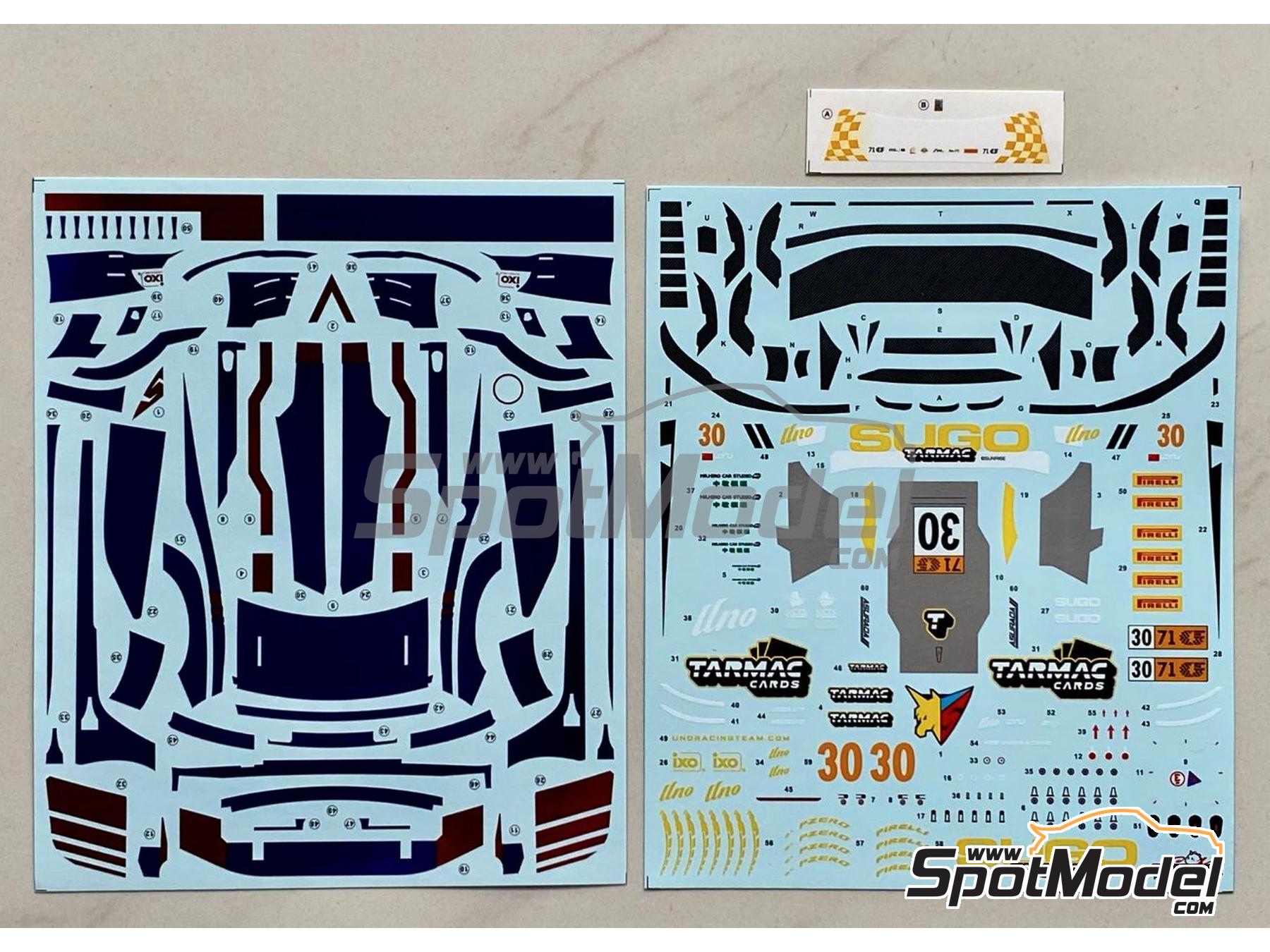 SK Decals SK-24218: Marking / livery 1/24 scale - Audi R8 LMS Evo